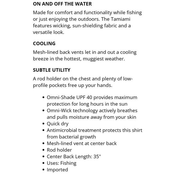 Columbia Performance Fishing Gear Shirt Size XL Men's - Picture 12 of 12